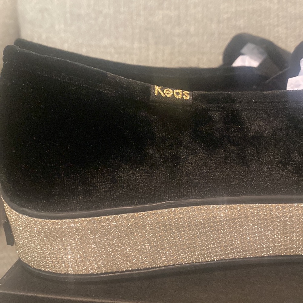 Keds *nwt new in box size 9 Triple decker Dazzle blk - Picture 9 of 9